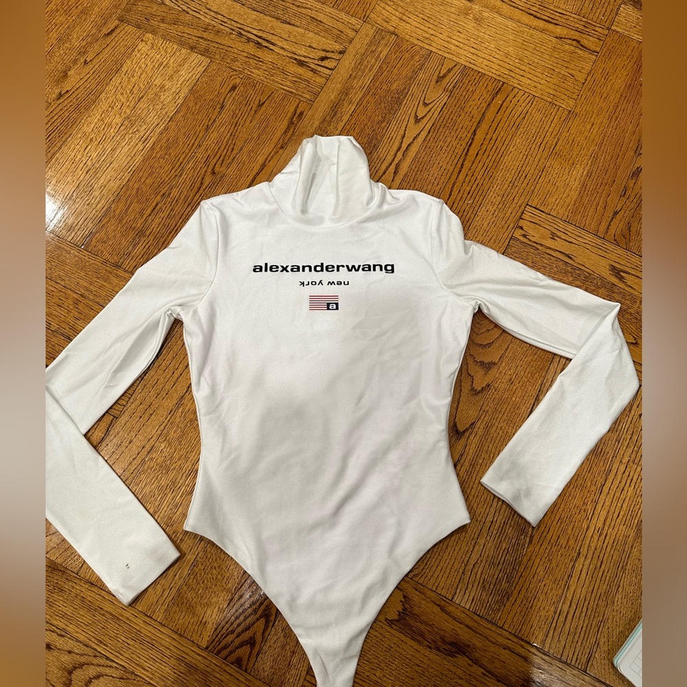 Alexander Wang white bodysuit